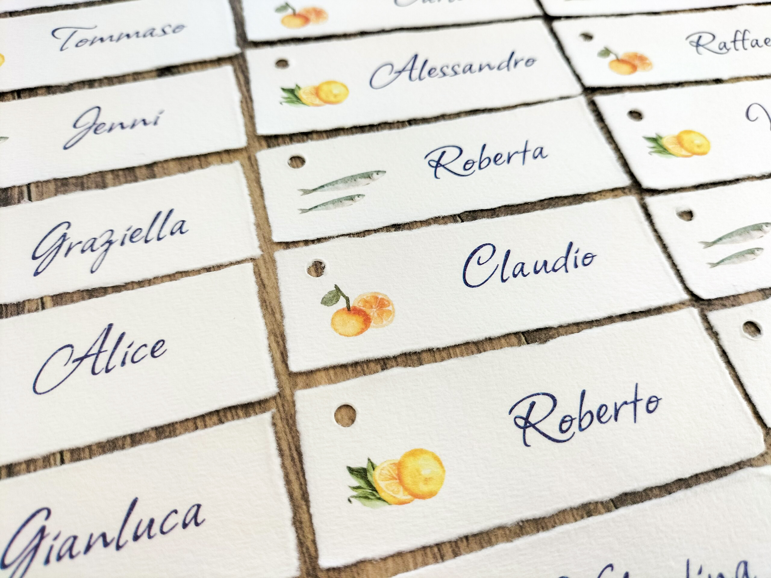 Coordinato wedding stationery realizzato da Magna Carta Eventi